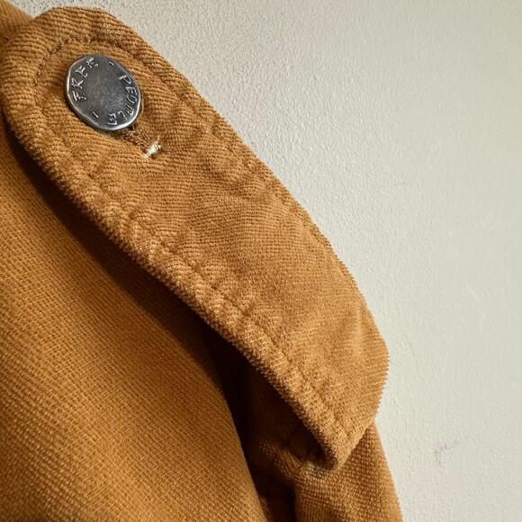 Free People Everlyn Cropped Jacket Mary Gold Mustard Brown M - Picture 8 of 16